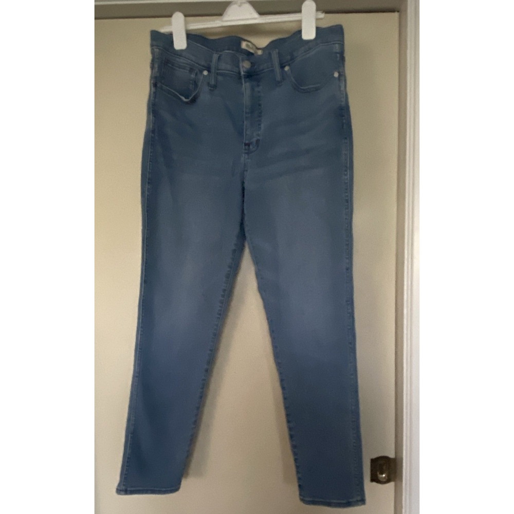 Madewell Stovepipe‎ Jeans Womens Size 32T Blue Denim Mid-Rise Casual Straight